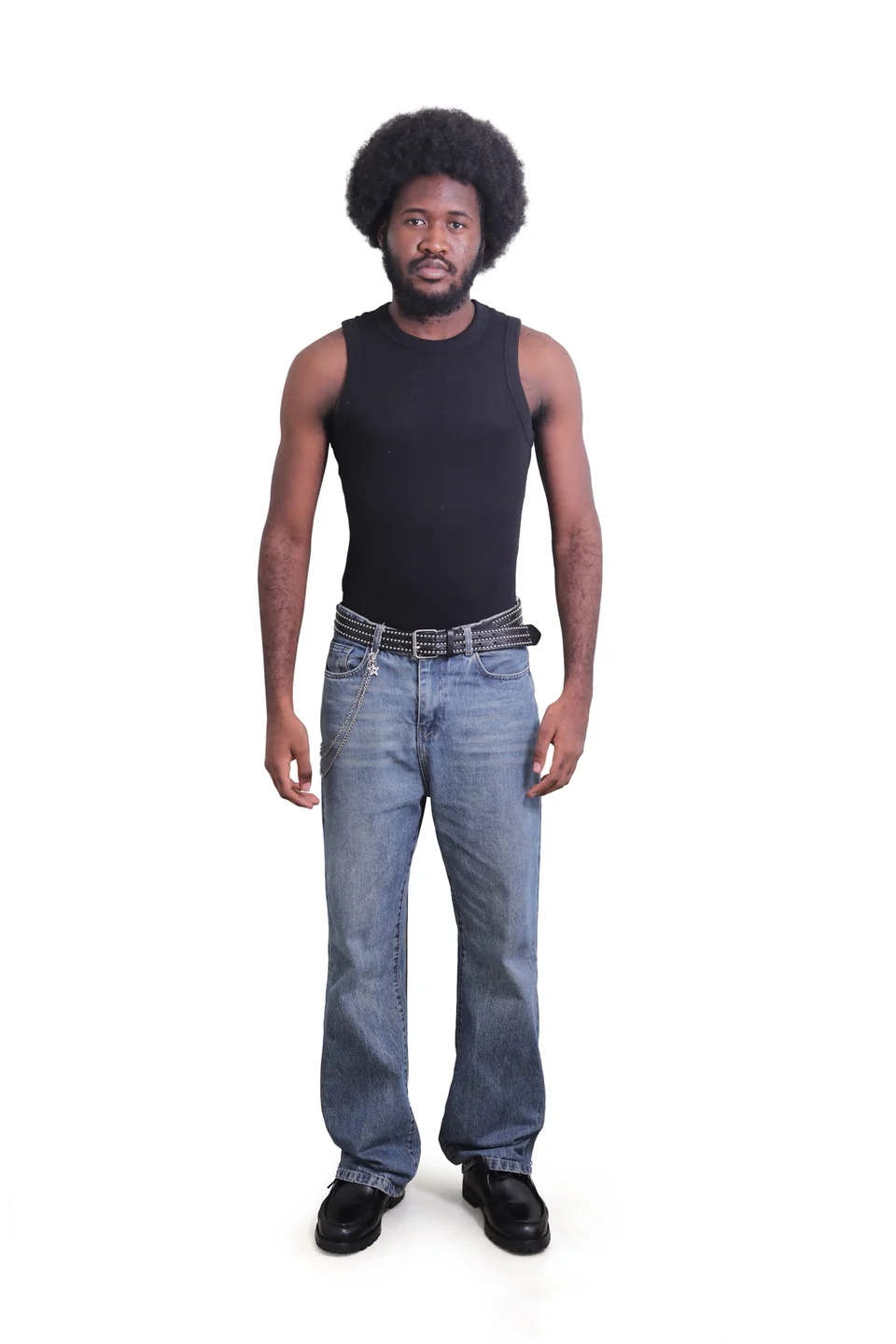 Full-length portrait of Mr. DURBA facing the camera